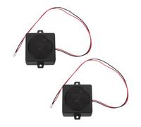 EXAOMBLE Mini Haut-Parleurs 5 W 4 Ohm à Cavité Unique en Plastique et Métal, Lot de 2, Compact pour Usage Intérieur et Extérieur, Modules Sonores et Écrans Publicitaires