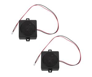 EXAOMBLE Mini Haut-Parleurs 5 W 4 Ohm à Cavité Unique en Plastique et Métal, Lot de 2, Compact pour Usage Intérieur et Extérieur, Modules Sonores et Écrans Publicitaires