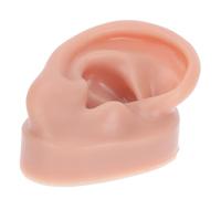 EXAOMBLE Modèle D'oreille en Silicone Résistant à L'usure Forme Réaliste, Accessoire D'affichage Auditif pour Simulation de Piercing et Pratique Professionnelle