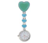 EXAOMBLE Montre Suspendue Créative Modèle Lumineux en Alliage Bleue | 1 Pièce, Style Infirmier et Médecin, Usage Décoration et Hôpital, Format de Poche