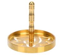 EXAOMBLE Moule à Parfum en Cuivre 6.0 Cm, Presse à Parfum Artisanal pour Façonnage et Pressage de Poudre, Accessoire Traditionnel pour Salon de Thé, Outil de Modelage D’Parfum Solide