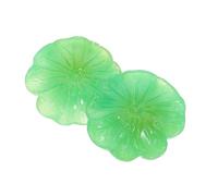 EXAOMBLE Ornement de -Paysage Décorative pour Aquarium et Boîte d'escalade 20 Pièces Feuille de en Résine Verte Apparence Délicate et Posture Créative pour Animaux