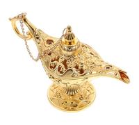 EXAOMBLE Ornement Rétro Lampe Magique en Alliage de Zinc pour Décoration Maison et Bureau Design Lumineux, pour Décoration de Bureau et Ambiance Chaleureuse