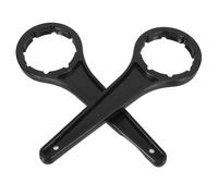 EXAOMBLE Ouvre-Couvercle de Fût Plastique 2 Pièces Outil de Serrage pour Couvercles de Fûts 10/25 L Adaptée aux Conteneurs Empilables et Chimiques