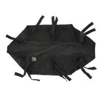 EXAOMBLE Panier de Rangement sous Poussette Grand Format 35X32X15 CM en Tissu Oxford Noir Paquet Organisateur Filet Solide et Léger pour Accessoires Bébé pour Sorties Quotidiennes
