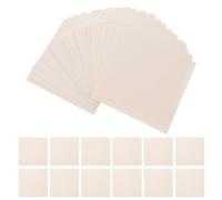 EXAOMBLE Papier Filtre Qualitatif Blanc Carré 10x10 Cm 100 Feuilles pour Expériences Biologiques et Chimiques Filtration Efficace des Particules Fines