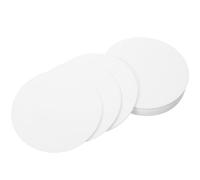 EXAOMBLE Papier Filtre Quantitatif et Qualitatif Rond 9 CM, 100 Feuilles pour Laboratoire, Filtration d'Eau Rapide, Papier Absorbant pour Expériences Scientifiques et Entonnoir