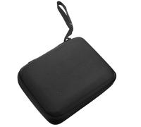 EXAOMBLE Paquet de Rangement pour Médiators Guitare Étui Portable en Nylon Noir Demi-Maille Grosse Capacité pour Accessoires et Câbles Adapté aux Musiciens en Voyage