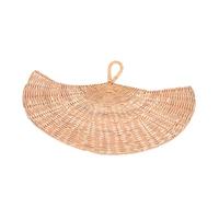 EXAOMBLE Pendentif Facile à Utiliser Style Nordique Forme Éventail en Rotin Tressé Décoratif sans Bavure pour Maison ou Boutique