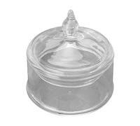 EXAOMBLE Petit Bocal Verre Transparent avec Couvercle Accessoire De Décoration Miniature pour Maison Et Mariage