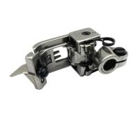 EXAOMBLE Pied Presseur pour Machine à Coudre en Acier Inoxydable, Accessoire de Couture Plat pour Surjeteuse, Outil Pratique pour Travaux de Mercerie