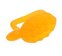 EXAOMBLE Planche de Massage du Cou en Résine Naturelle Orange Outil de Grattage Solide pour Massage Shiatsu Accessoire Pratique pour Circulation Sanguine et Détente Musculaire