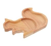 EXAOMBLE Plateau de Rangement en Bois Robuste et Élégant D'écureuil, Grand Plateau à Fruits et Collations pour Recevoir des Invités Lors de Toutes Occasions