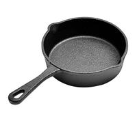 EXAOMBLE Poêle à Omelette en Fer Mini Robuste, Accessoire Cuisine Noir Antiadhésif, pour Usage Professionnel et Domestique