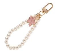 EXAOMBLE Porte-Clés Perles Soi-Même pour Téléphone Portable, Accessoire Créatif Élégant pour Femmes et Filles, Ornement à Accrocher sur Clés ou Paquet