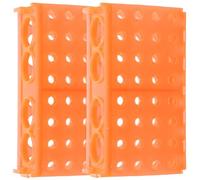 EXAOMBLE Porte-Tubes à Microcentrifugeuse 2 Supports Plastiques pour Tubes à Centrifuger 0,5-50 Ml pour Analyse et Identification Visuelle Rapide en Laboratoire Couleur Aléatoire