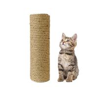 EXAOMBLE Poteau de Remplacement en Bois Corde pour Arbre à Chat, Griffoir Doux et Protecteur, pour Chat Grimpeur et Protection Maison