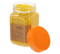 EXAOMBLE Poudre de Flocage Jaune 400 ML pour Modélisme Matériau d'arbre Paysager, Éparpillement d'herbe pour Décoration Intérieure et Extérieure