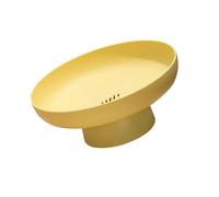 EXAOMBLE Présentoir à Fruits Jaune Multifonction Bol à Offrandes Cuisine Support de Rangement pour Desserts et Collations Corbeille à Fruits Décorative pour Fêtes et Mariages