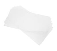 EXAOMBLE Protections Transparentes et Lavable à l'eau en PVC Lot de 10 Facile à Nettoyer pour Cage de Lapin et Petits Animaux pour Habitat et Voyage