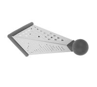 EXAOMBLE Râpe à Fromage Multifonction en Acier Inoxydable Triangulaire 4 Faces avec Boîte, Ustensile la Cuisine Facile à Nettoyer pour Légumes et Gingembre