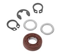 EXAOMBLE Rondelle Plate en Acier Inoxydable Kit de Joints et Clip E en Acier Ressort pour Machine Joint D'huile en Caoutchouc pour Usage Domestique et Professionnel