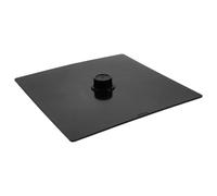 EXAOMBLE Socle Carré en Plastique Noir pour Bases de Moules à Fabriquer Soi-même, Surface Lisse Facile à Utiliser, pour Décoration Maison et Sculpture d'art