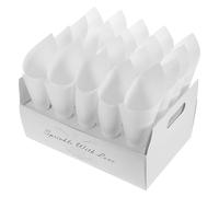 EXAOMBLE Support Cônes à Confettis pour Mariage Plateau en Papier Pliable, Porte-Fleurs Séchées et Cornets à Bonbons, Adapté aux Cérémonies et Réceptions