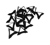 EXAOMBLE Support de Cube Triangulaire pour Organisation et Affichage 20pcs en Plastique Noir Combinaison Pratique et Utilisation Polyvalente