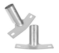 EXAOMBLE Support de Manche à Balai en Métal Solide, Lot de 2 Pièces, Embouts Filetés Compatibles Balais-brosses et Serpillières, Connecteur Polyvalent pour Nettoyage du Sol, Remplacement