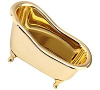 EXAOMBLE Support de rangement pour cosmétiques en forme de baignoire créatif en ABS, idéal pour bureau et vernis à ongles