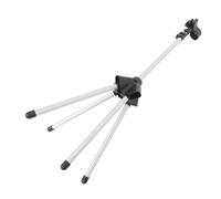 EXAOMBLE Support De Sèche-cheveux Pliable Réglable Alliage Aluminium Avec Base Stable Pour Maison Salon Et Toilettage Mobile Animaux Pied Adaptable Pour Sèche-cheveux Portable