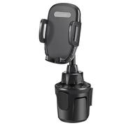 EXAOMBLE Support de Téléphone Magnétique pour Porte-gobelet de Voiture en Abs, Hauteur Réglable, Maintien Ferme pour Accessoires Auto Pratiques