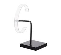 EXAOMBLE Support Pratique Présentoir à Montres pour Collection à Domicile en Métal Noir Simple pour Affichage de Montres ou Présentation en Vitrine