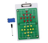 EXAOMBLE Tableau de Match de Football Portable en Pvc et Abs Tableau de Score Magnétique pour Entraîneurs Débutants Lors de Matchs Complets ou -temps Couleur Aléatoire