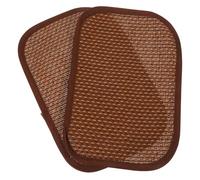 EXAOMBLE Tapis de Lit en Gazon pour Petits Animaux 2 Tapis Rafraîchissants en Herbe et Rotin, sans Odeur et Sûr à Manger Couleur Aléatoire pour Lapins, Cochons d'Inde et