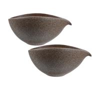 EXAOMBLE Tasses à Thé Japonaises avec Bec D'aigle, Mélange de Tradition et Modernité Ensemble de 2 en Céramique pour Cérémonies de Thé
