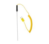 EXAOMBLE Thermocouple Type K Métallique Acier Inoxydable Capteur de Température Robuste avec Fil Adapté Aux Mesures de Surface et Haute Résistance Thermique