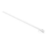 EXAOMBLE Tige pour Aveugle Blanche en Acrylique Légère, Baguette D'inclinaison pour Stores Vénitiens, Complément Décoratif pour Rideaux la Maison