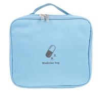 EXAOMBLE Trousse de Secours Rangement Pratique en Tissu Oxford Lavable Portable pour Activités en Plein Air et Voyages
