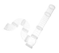 EXAOMBLE Tunnel de Connexion Enclos Transparent pour Hamster Tubes Légers en Plastique Sécurisé pour Exercice DIY des Petits Rongeurs comme Hamster et Rat