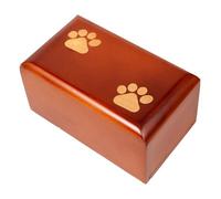 EXAOMBLE Urne pour Animaux de Compagnie Boîte à Souvenirs pour Cendres Animaux Cercueil Commémoratif Élégant pour Chien et Chat Urne Funéraire Durable pour
