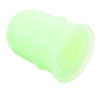 EXAOMBLE Ventouses de Massage en Silicone Verte Réutilisables Lot, Outil de Ventouses Souple pour Massage du Dos et Corps, Aspiration Modérée pour Usage la Maison Cabinet