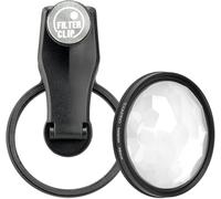 EXAPRO Filter Clip pour Smartphone & Kaleido Filtre Kit, Effet de Prisme, pour φ49mm, Type de Cadre Rotatif, Compatible avec iPhone/Android Smartphone, EXP-FCPZKL-02