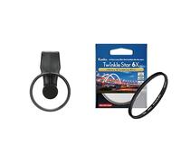 EXAPRO Filter Clip Set de Prise de Vue pour Smartphone avec Kenko PRO1D R-Twinkle Star 6X φ49mm
