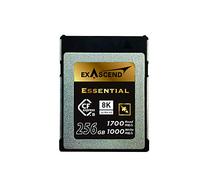 Exascend Carte CFexpress essentielle de type B, jusqu'à 1 700 Mo/s, compatible avec Canon, Nikon, Panasonic et autres appareils photo.