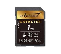 Exascend Catalyst Carte mémoire SDXC UHS-I V30 4K UHD jusqu'à 150 Mo/s en écriture, UHS-I, classe 10, U3, V30 (UHS-I V30, 1 To)
