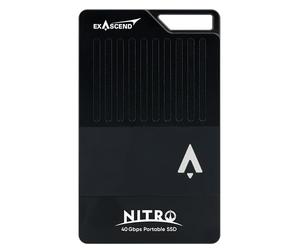 Exascend Nitro Disque SSD portable 8 To/4 To/2 To USB4 40 Gbit/s, certifié IP68, vitesse jusqu'à 3 100 Mo/s (8, To)