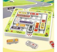 exatta Rush Hour Traffic Jeu de Société, Jeu Logique 8 Ans, Rush Hour Junior avec 360 Niveaux, Jeux de Société, Jouets Éducatifs Famille Jeux, Cadeau pour Garçons Filles