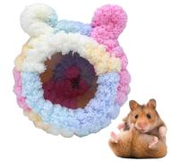EXBERT Cachette pour cochon d'Inde | Nid de couchage pour hamster, lit chaud, maison de cachette | Petit lit chauffant en peluche pour cochon d'Inde pour furet, chinchilla hamster